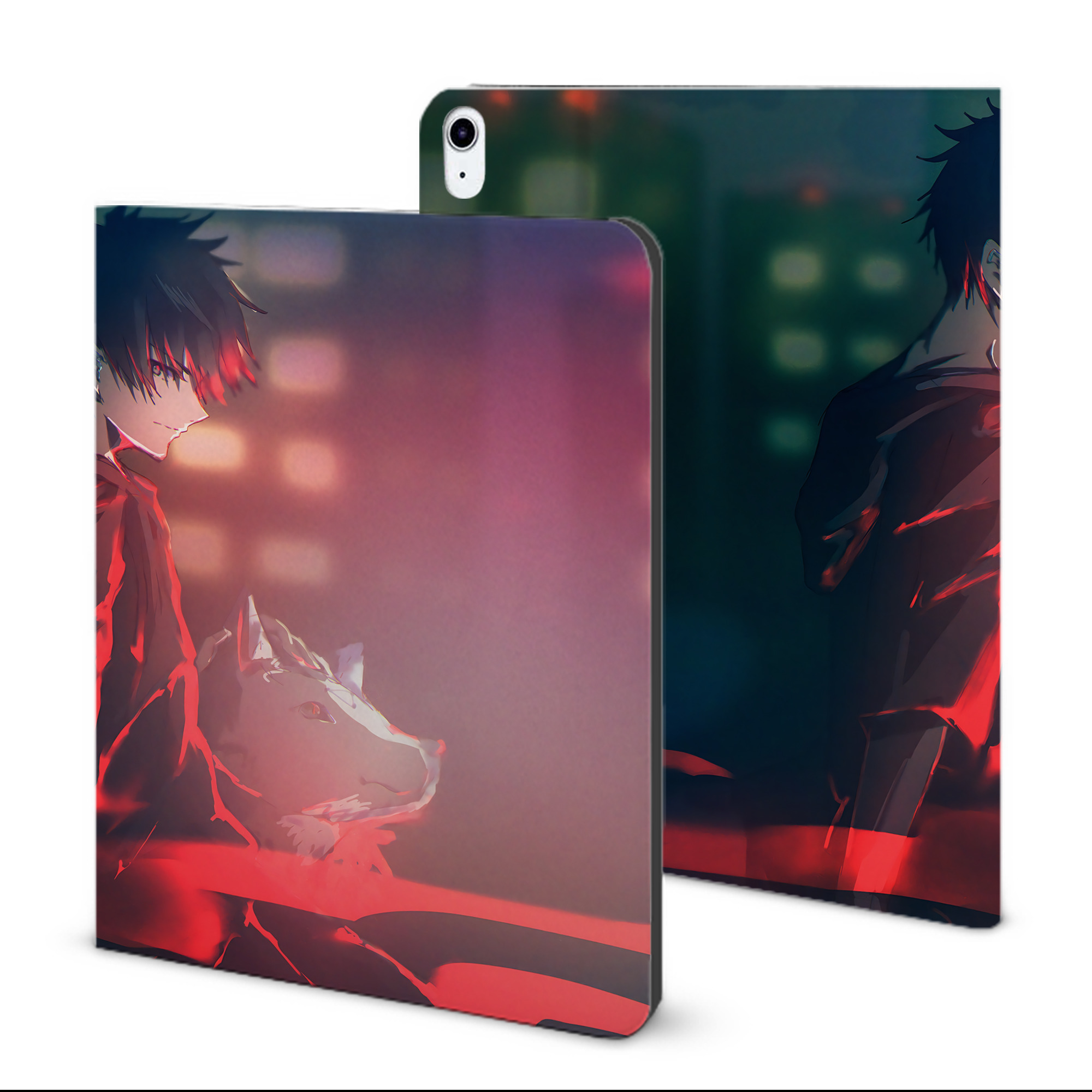 （画像用） 呪術廻戦 Jujutsu Kaisen IPad ケース ブック型 PUレザー TPU 耐衝撃 軽量 薄型 ペン収納なし 全面保護 IPad 各モデル対応
